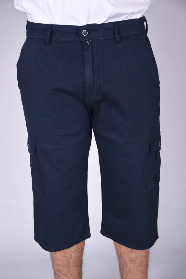 Pantacourt Burberry en toile Piqué Ref-BU101076 ( Bleu marine )