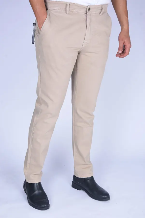 Pantalon Boss en toile piqué Ref-BPX881 ( Beige )