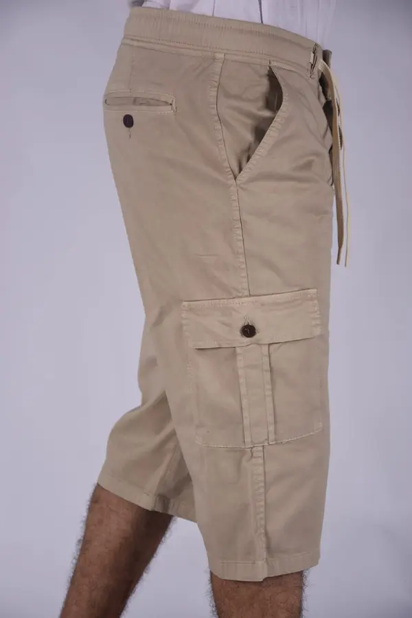 Pantacourt Yours London En Toile Léger Ref-PA66H60-(Beige)