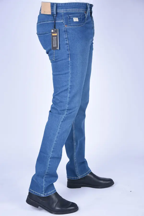 Jean Timberland Coupe Normal en denim stretch confortable Ref-TE71556 ( Bleu )