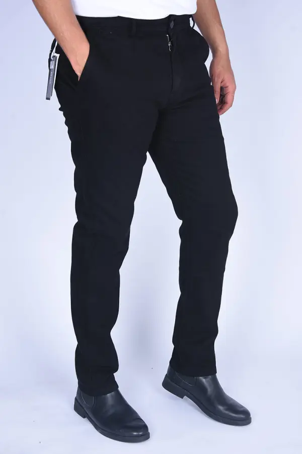 Pantalon Boss en toile piqué Ref-BPX881 ( Noir )