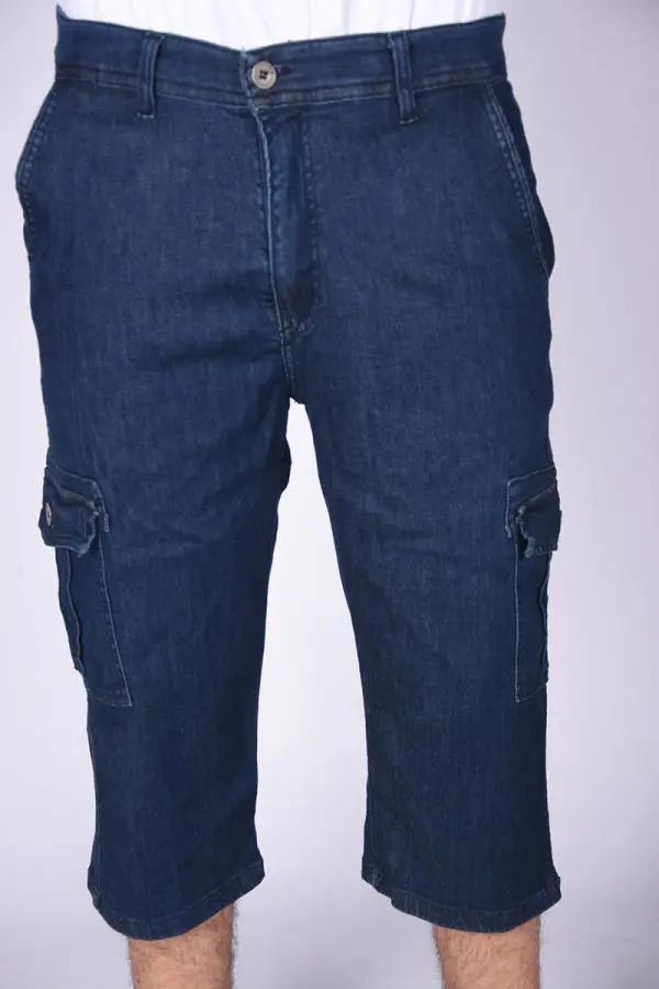 Pantacourt Massimo En Jeans Léger Ref-PA63280 ( Bleu Nuit )