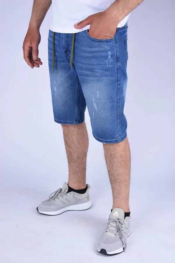 Pack de 2 Shorts en jean Ref-PSH73320 ( Noir + Bleu Délavé )